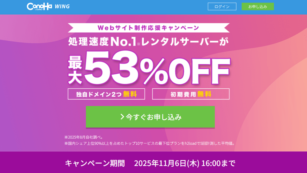 Webサイト制作応援キャンペーン開催中