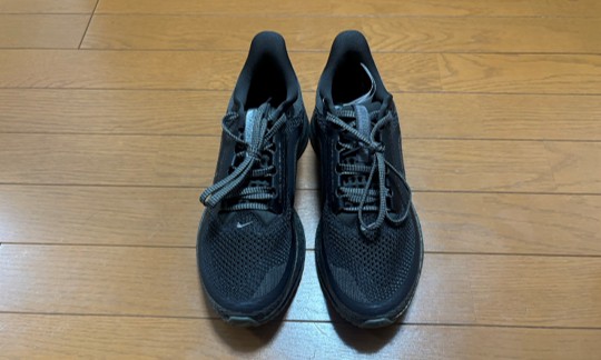 シューズのフィット感について